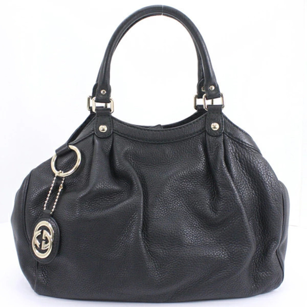 Gucci Sukey Handbag Leather Black